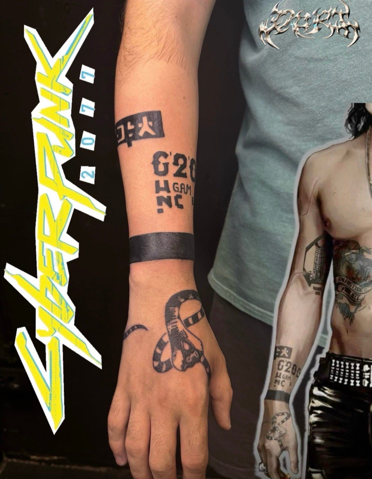 Cyberpunk 2077 tattoo