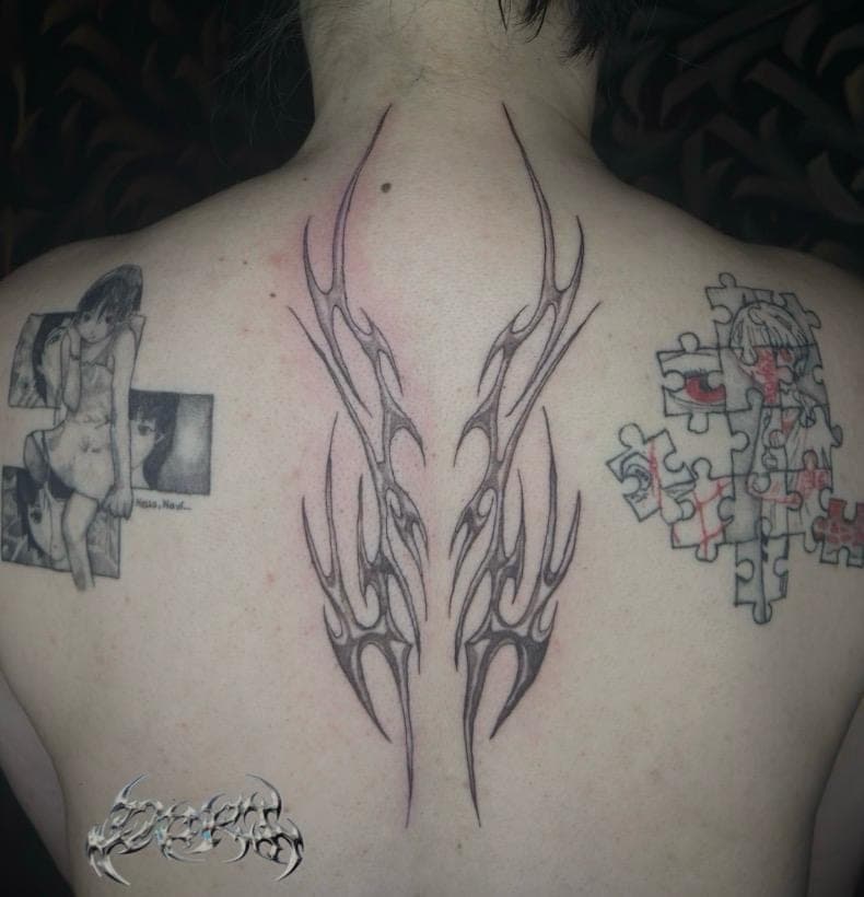 Spine wings