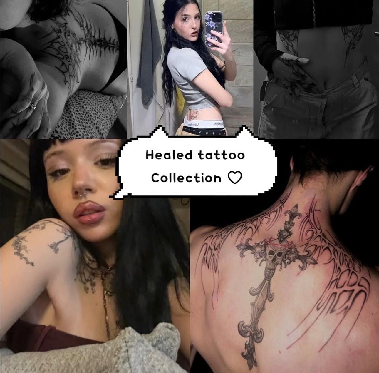 Healed tattoo