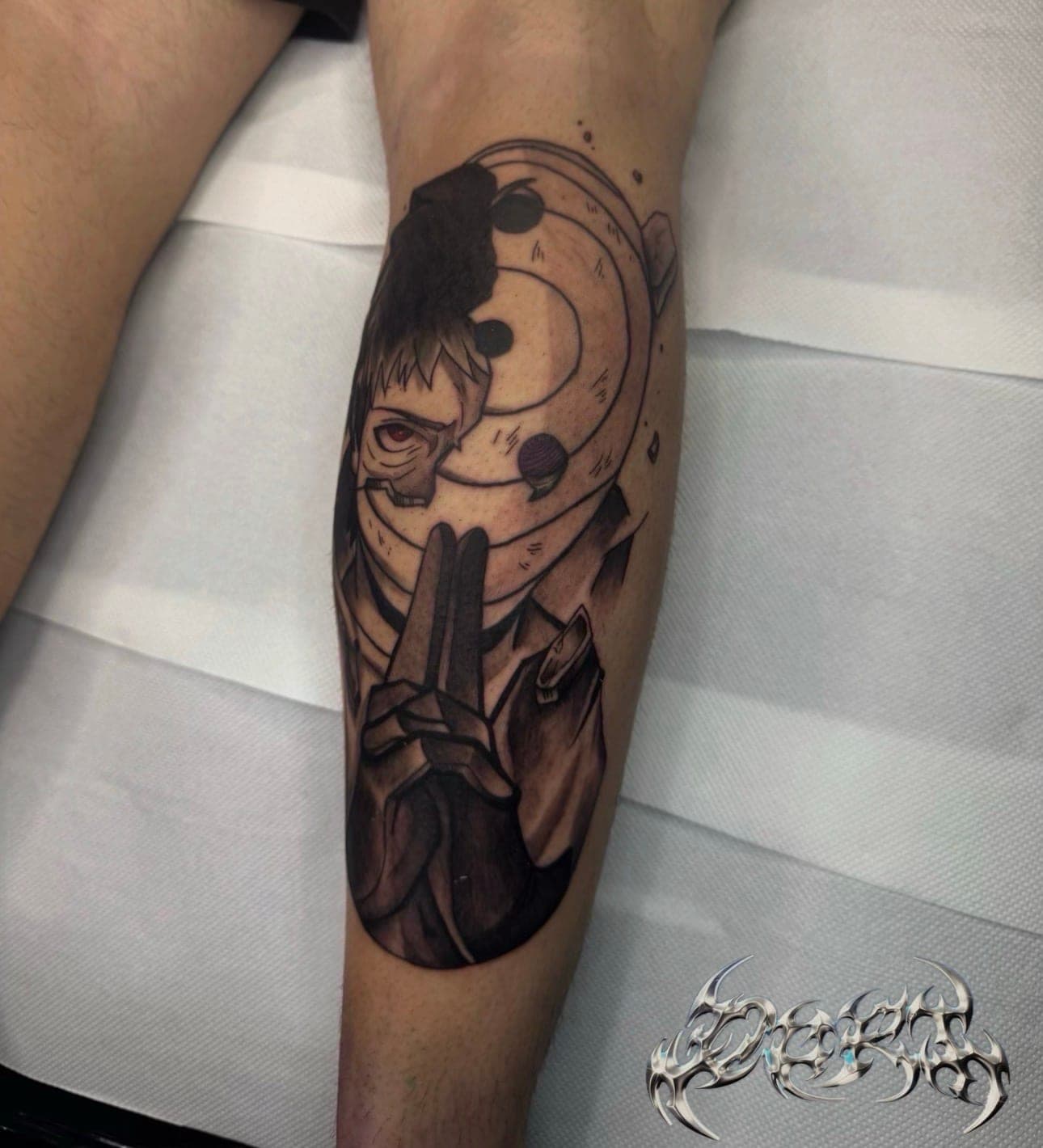 Obito (naruto ) tattoo