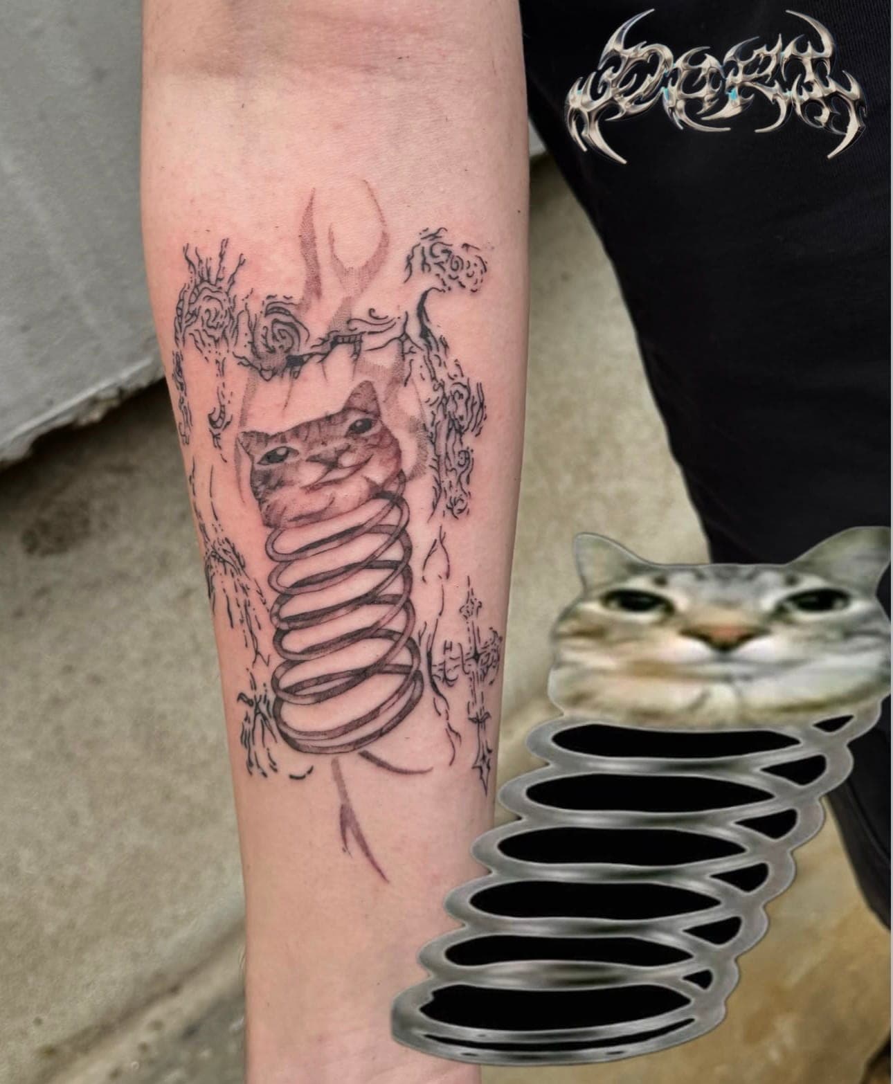 Cat tattoo